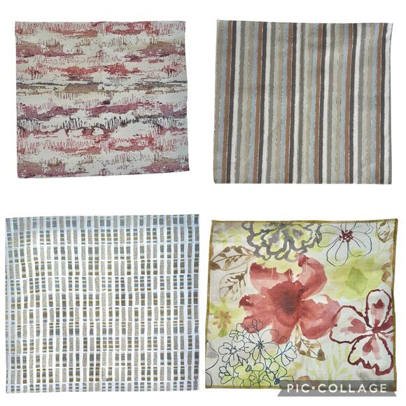 Upholstery Fabric squares 18” x 20” A warm earthy toned palette multi patterns - Picture 7 of 13